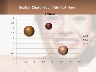 A Woman With A Smile On Her Face PowerPoint Template