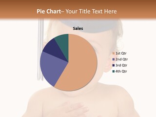 A Baby Wearing A Graduation Cap And Holding His Hands Together PowerPoint Template