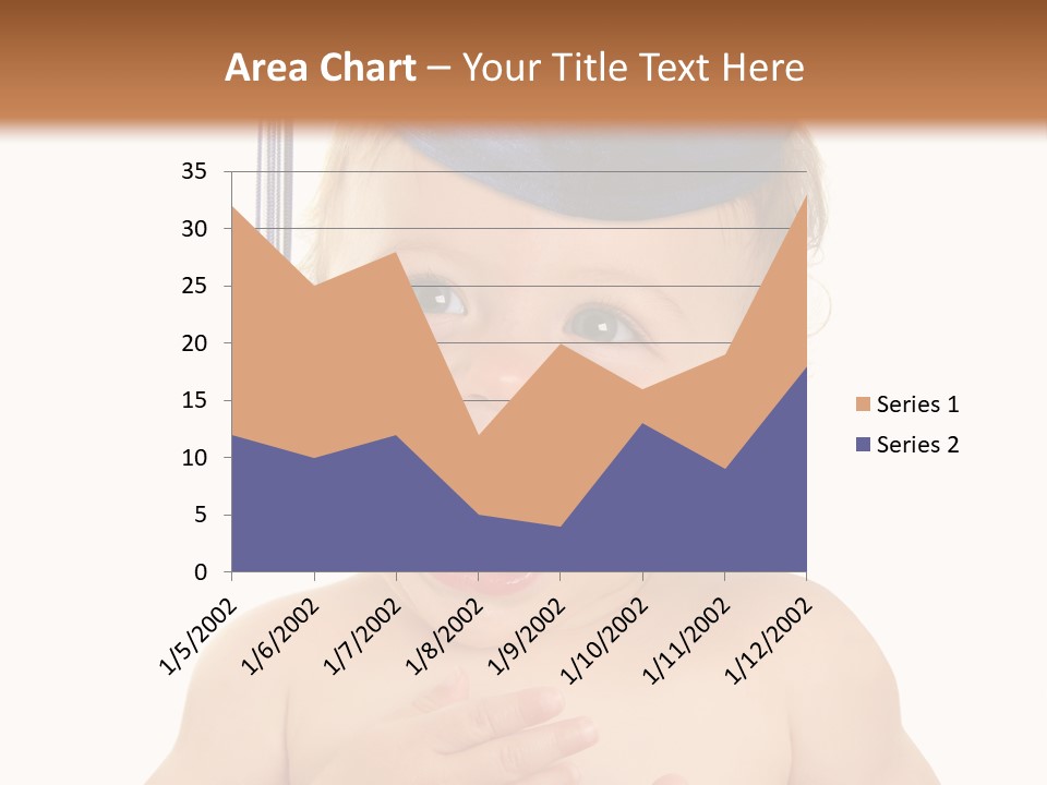 A Baby Wearing A Graduation Cap And Holding His Hands Together PowerPoint Template