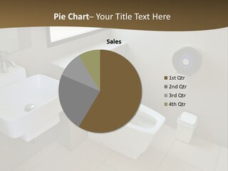 A White Toilet Sitting Next To A White Sink PowerPoint Template