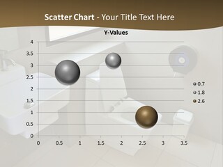 A White Toilet Sitting Next To A White Sink PowerPoint Template
