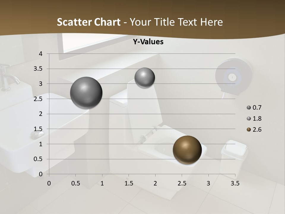 A White Toilet Sitting Next To A White Sink PowerPoint Template