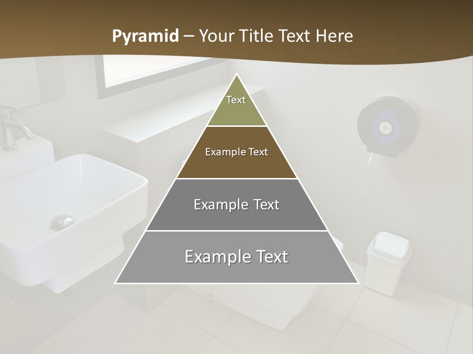 A White Toilet Sitting Next To A White Sink PowerPoint Template
