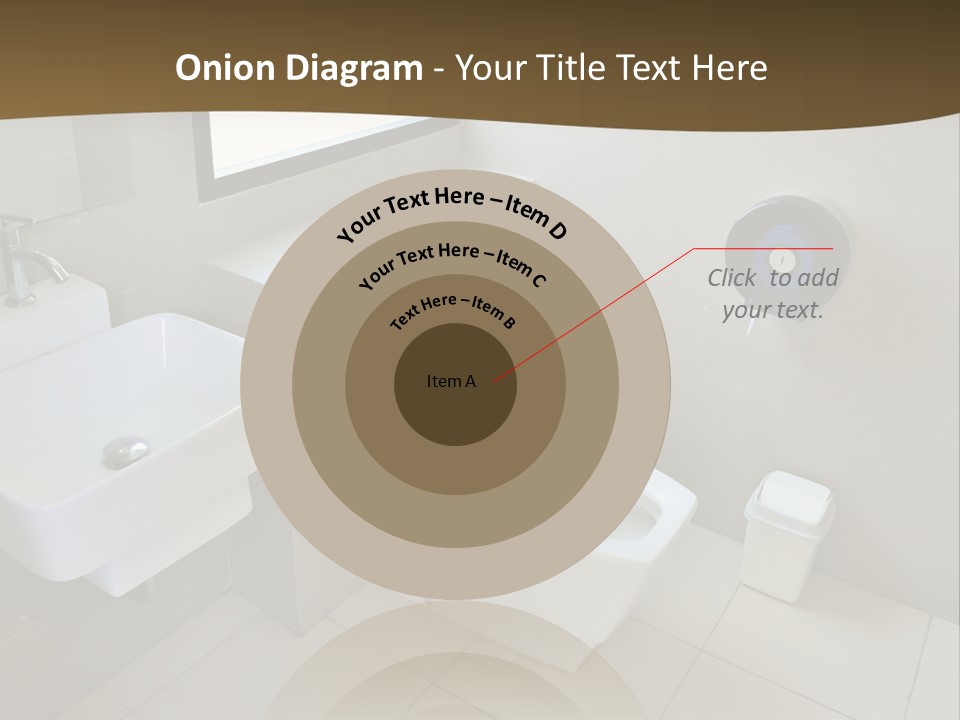 A White Toilet Sitting Next To A White Sink PowerPoint Template