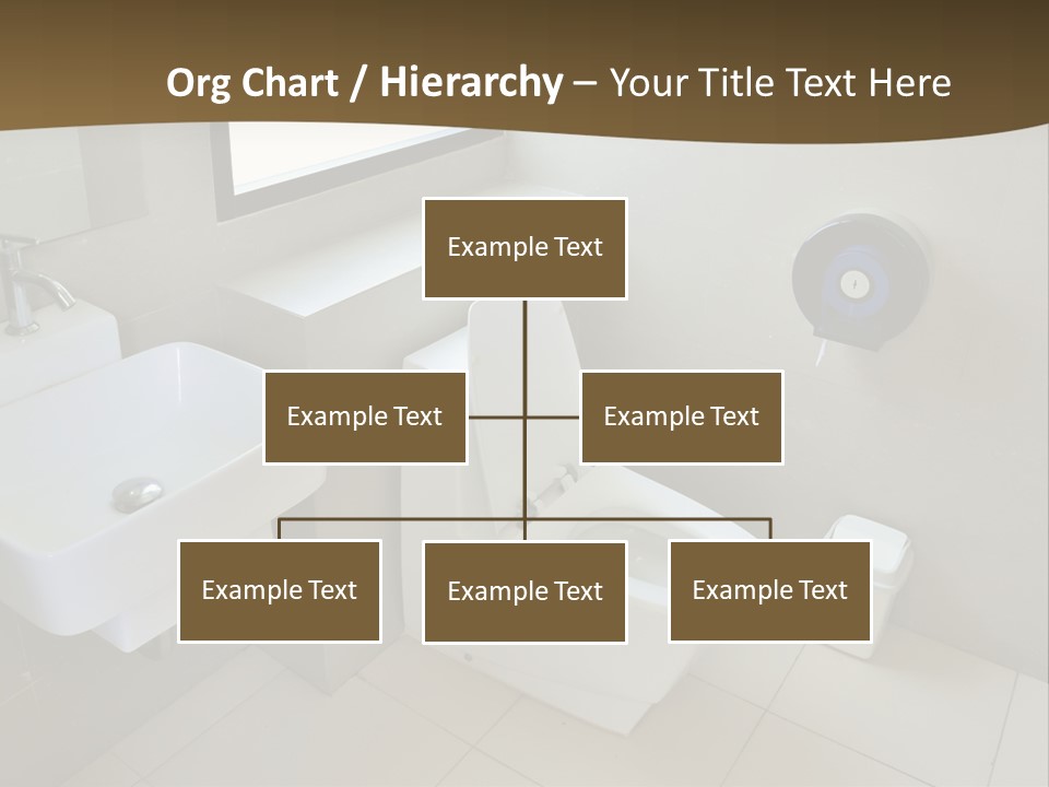 A White Toilet Sitting Next To A White Sink PowerPoint Template
