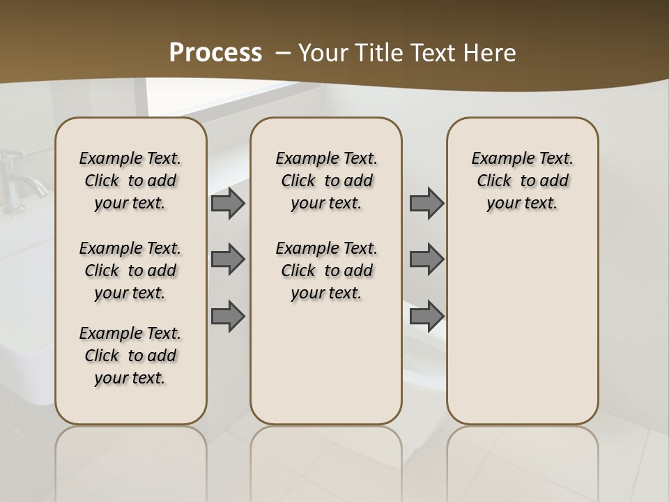 A White Toilet Sitting Next To A White Sink PowerPoint Template
