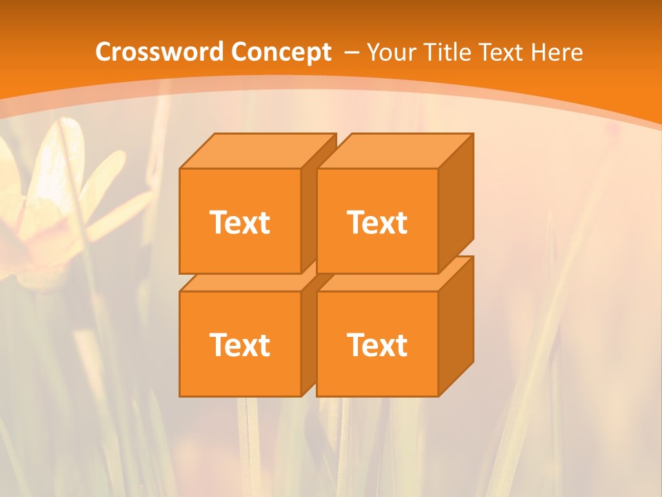 A Field Of Yellow Flowers Powerpoint Template PowerPoint Template