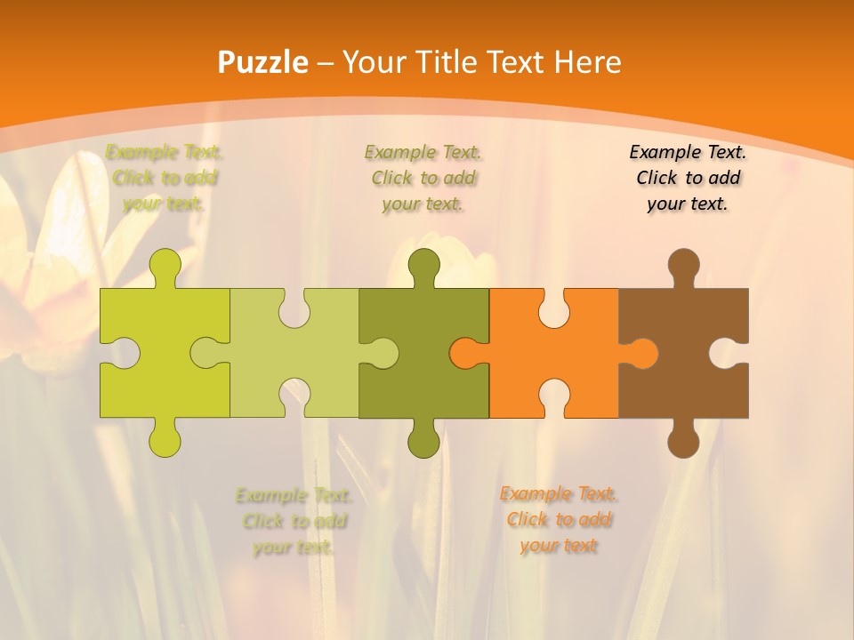 A Field Of Yellow Flowers Powerpoint Template PowerPoint Template