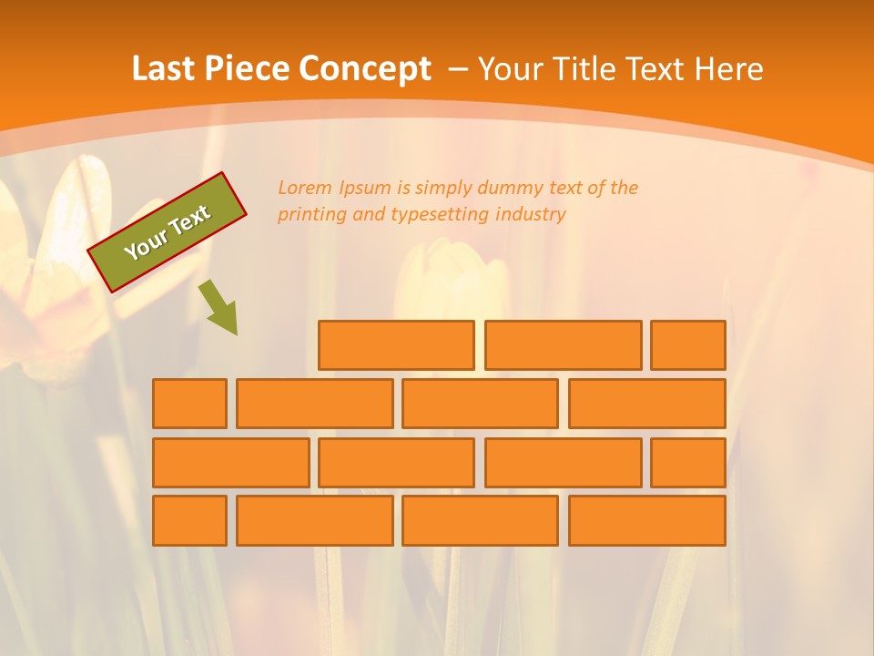 A Field Of Yellow Flowers Powerpoint Template PowerPoint Template