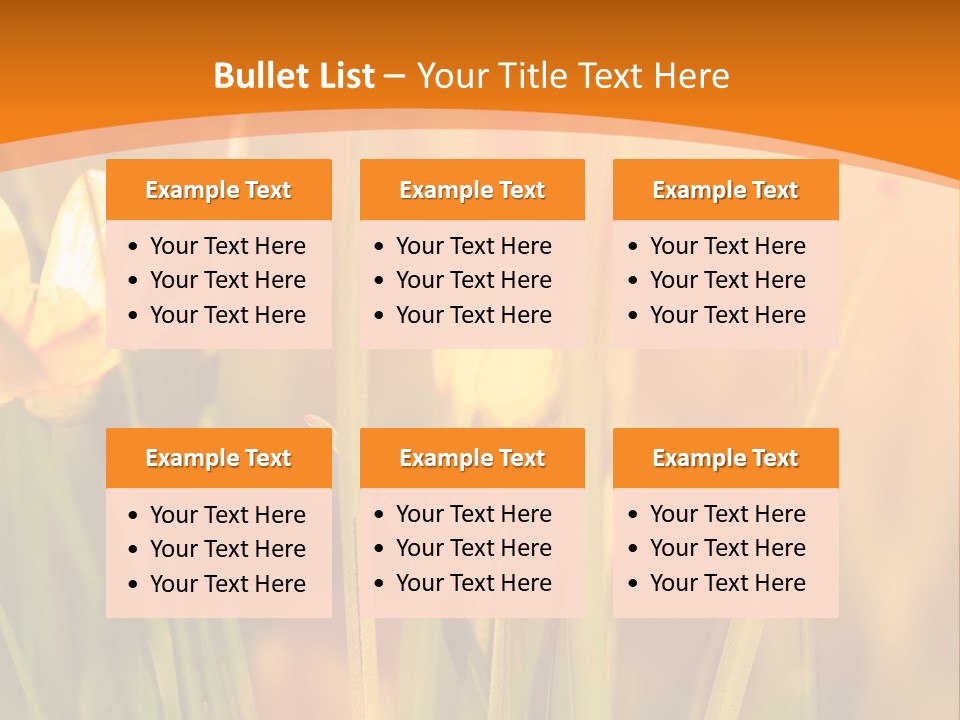 A Field Of Yellow Flowers Powerpoint Template PowerPoint Template