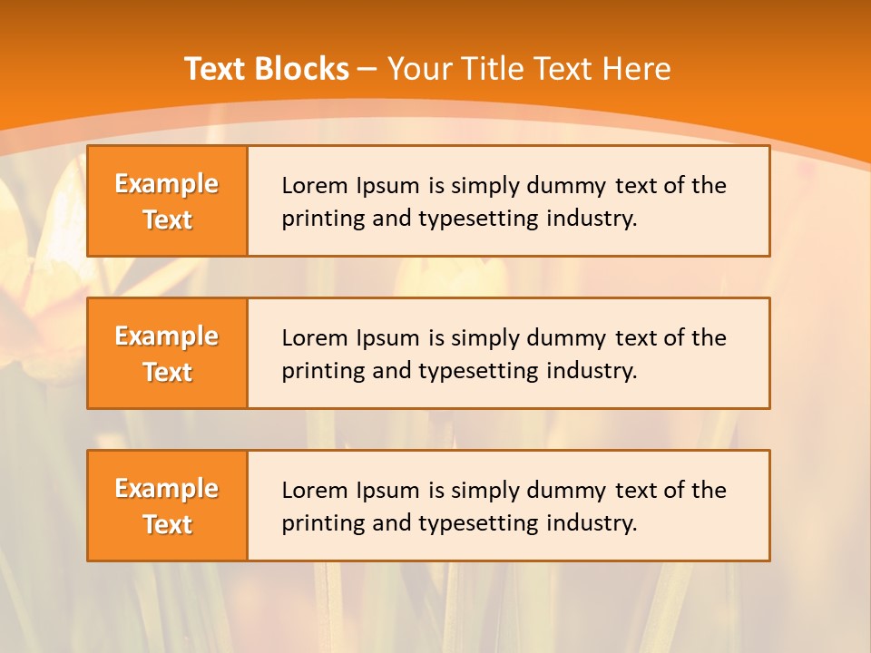 A Field Of Yellow Flowers Powerpoint Template PowerPoint Template