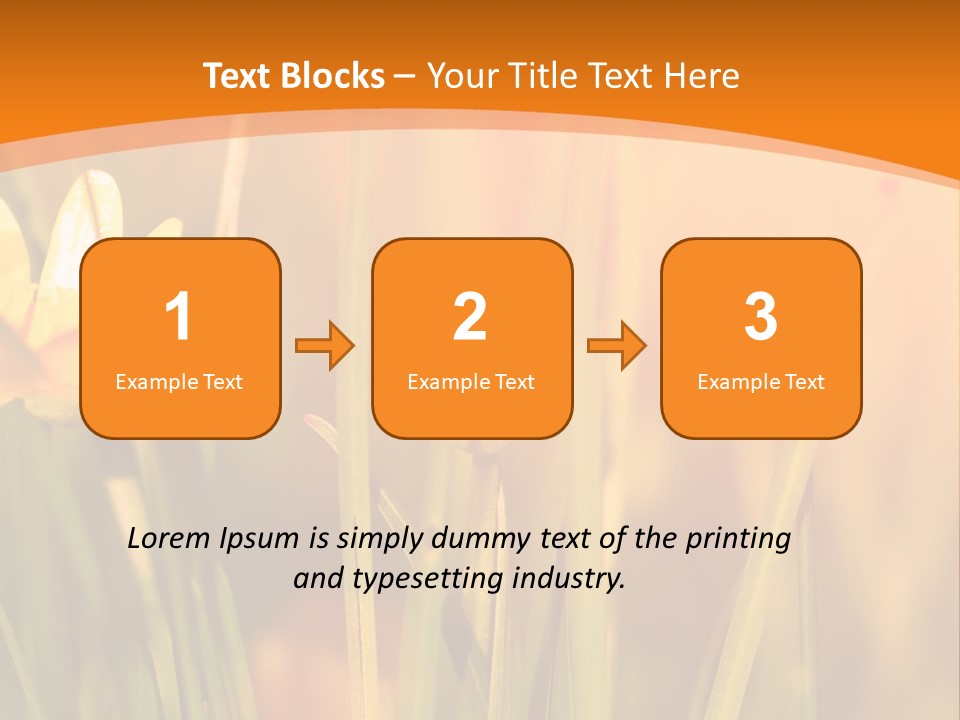A Field Of Yellow Flowers Powerpoint Template PowerPoint Template