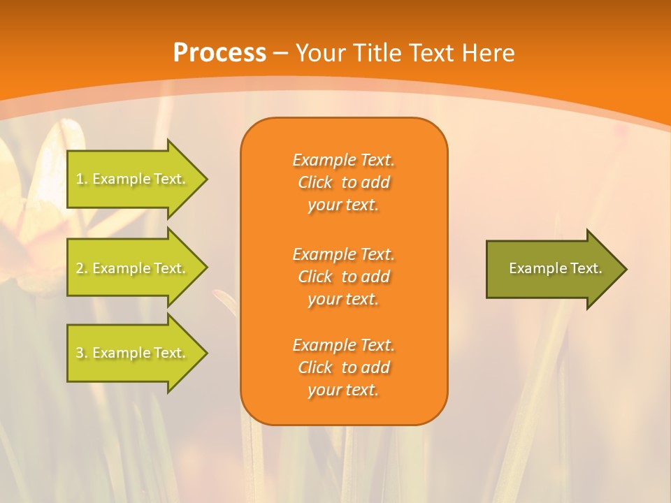 A Field Of Yellow Flowers Powerpoint Template PowerPoint Template