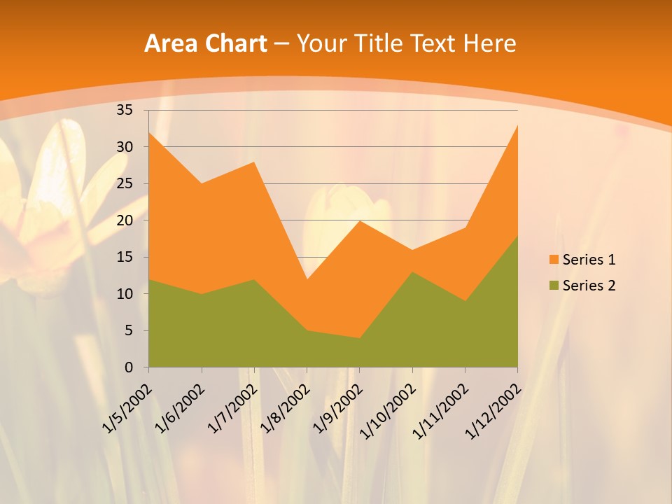 A Field Of Yellow Flowers Powerpoint Template PowerPoint Template