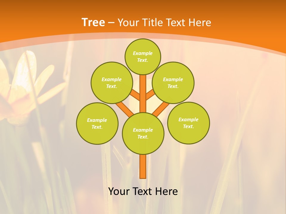 A Field Of Yellow Flowers Powerpoint Template PowerPoint Template