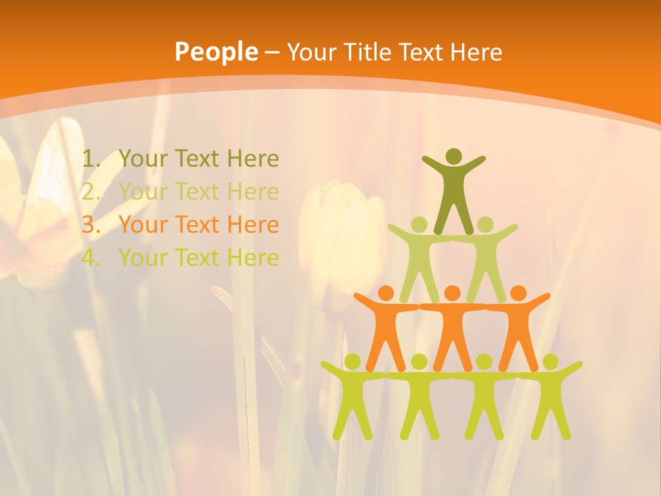 A Field Of Yellow Flowers Powerpoint Template PowerPoint Template