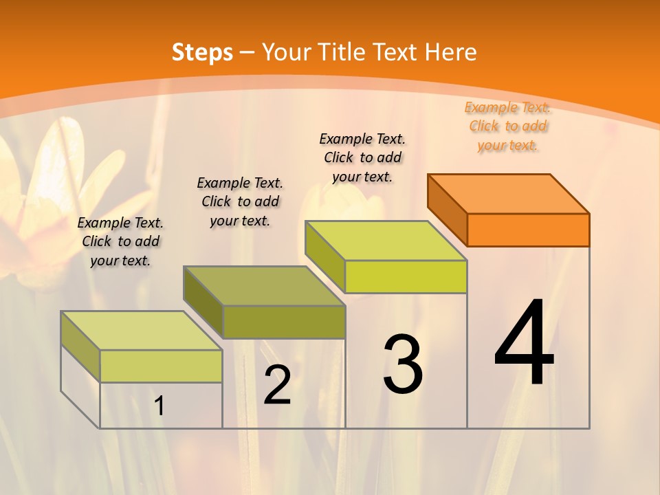 A Field Of Yellow Flowers Powerpoint Template PowerPoint Template