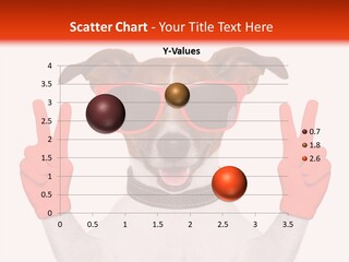 A Dog Wearing Sunglasses And Giving A Peace Sign PowerPoint Template
