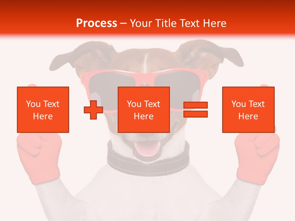 A Dog Wearing Sunglasses And Giving A Peace Sign PowerPoint Template