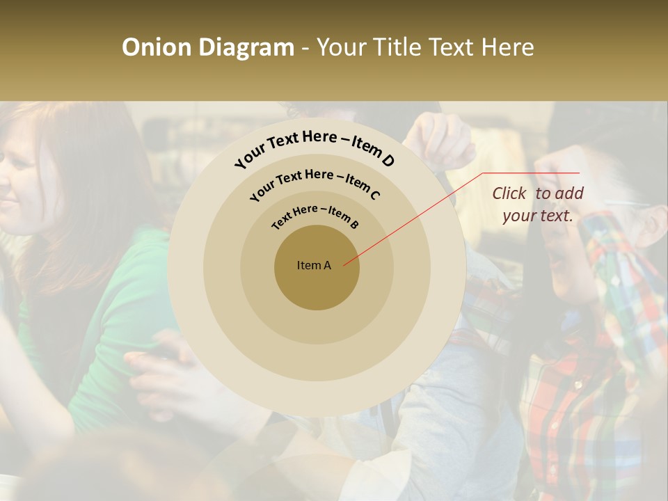 A Group Of Young People Standing Next To Each Other PowerPoint Template