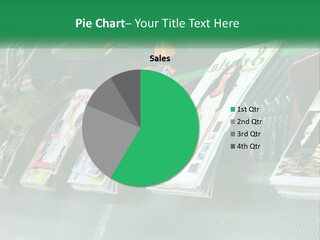 A Row Of Magazines On A Conveyor Belt PowerPoint Template