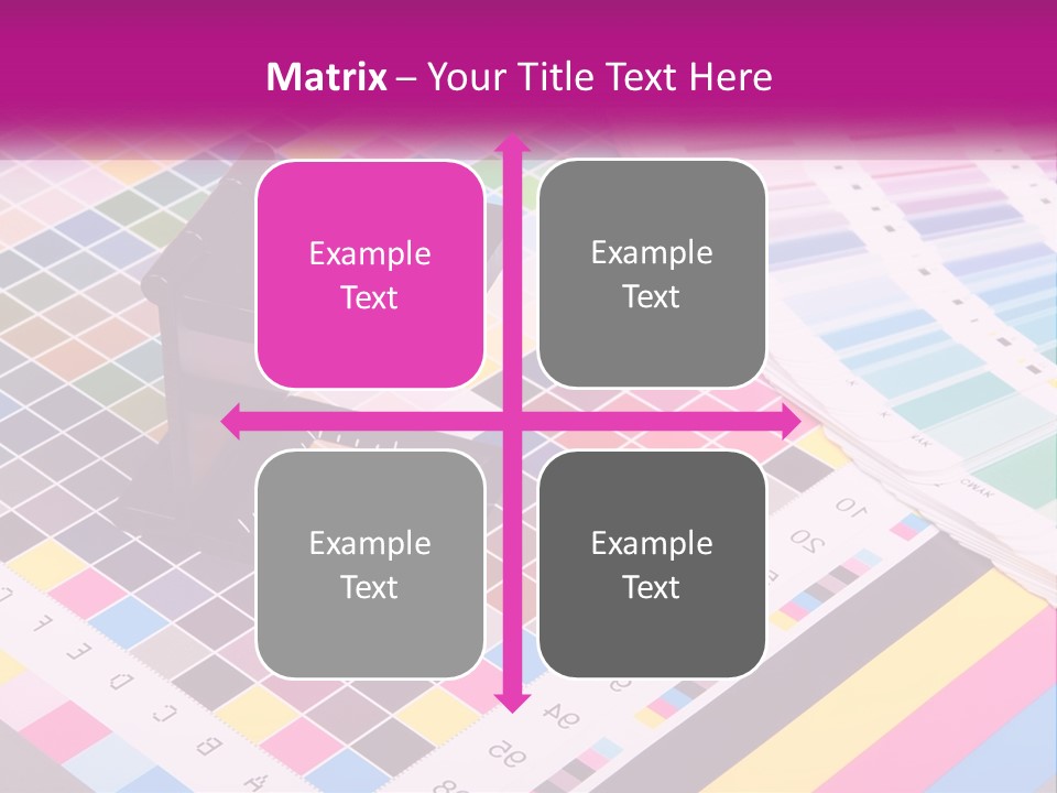 A Magnifying Glass Sitting On Top Of A Table PowerPoint Template