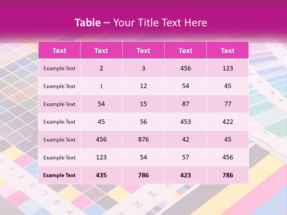 A Magnifying Glass Sitting On Top Of A Table PowerPoint Template