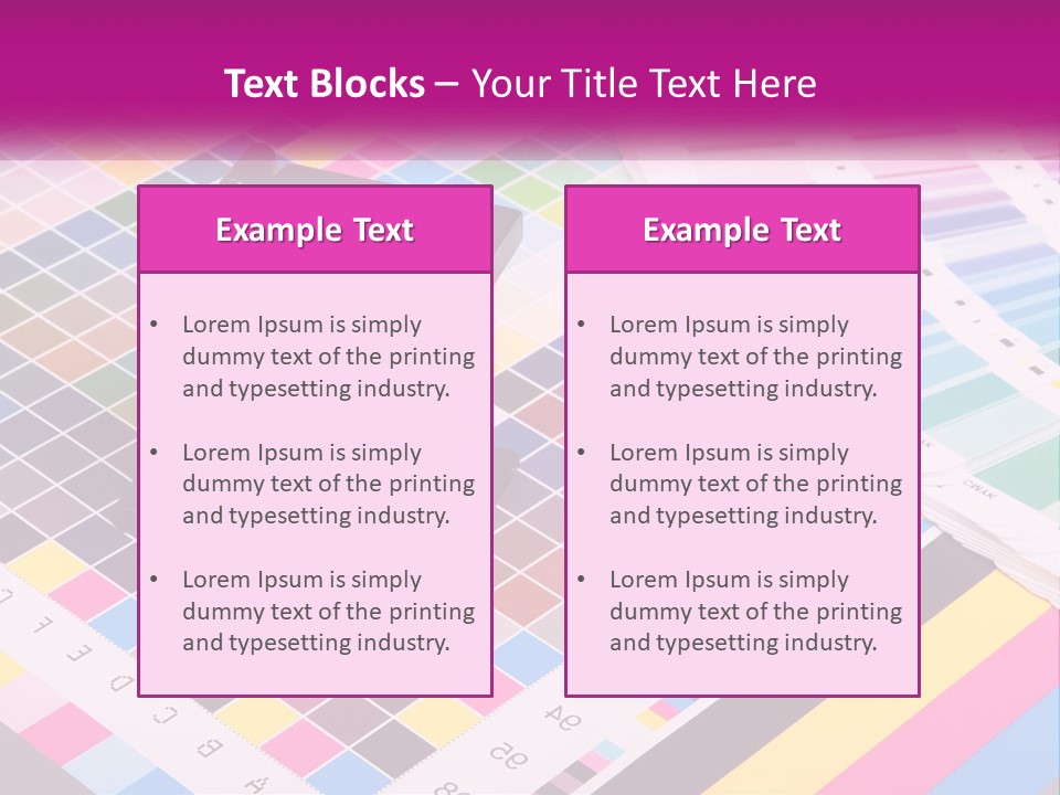 A Magnifying Glass Sitting On Top Of A Table PowerPoint Template