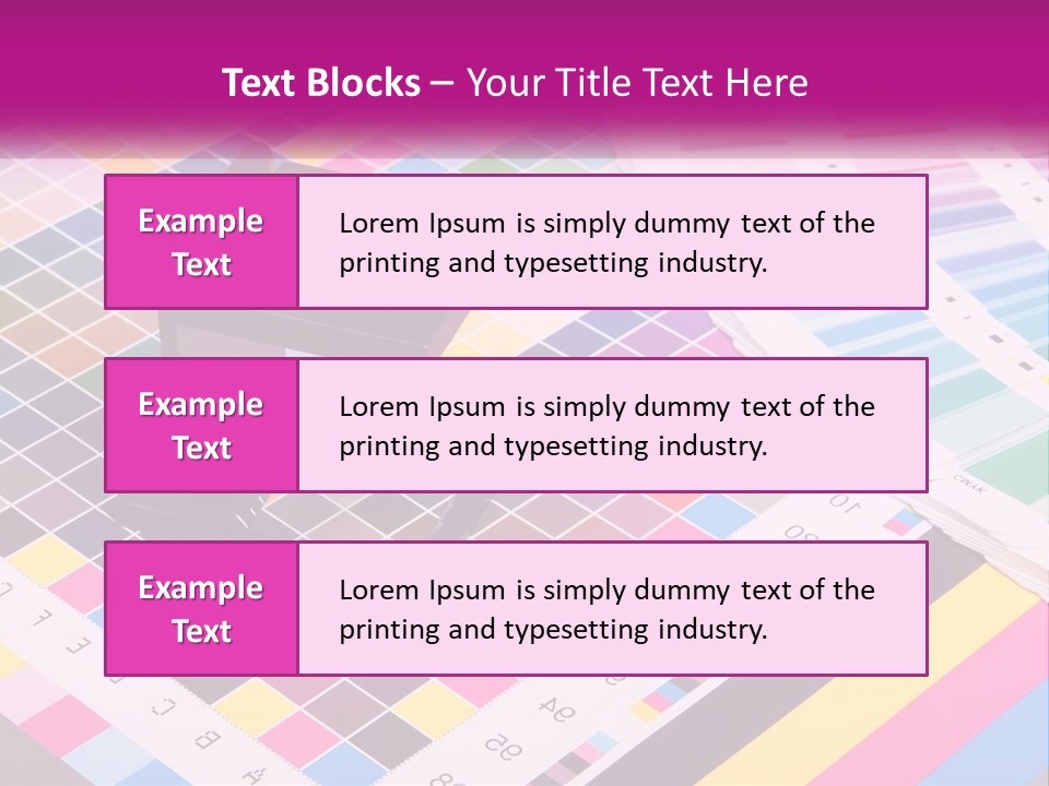 A Magnifying Glass Sitting On Top Of A Table PowerPoint Template