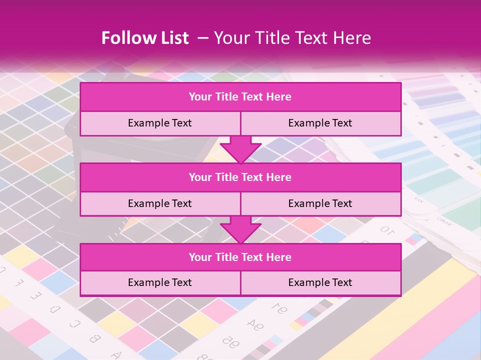 A Magnifying Glass Sitting On Top Of A Table PowerPoint Template