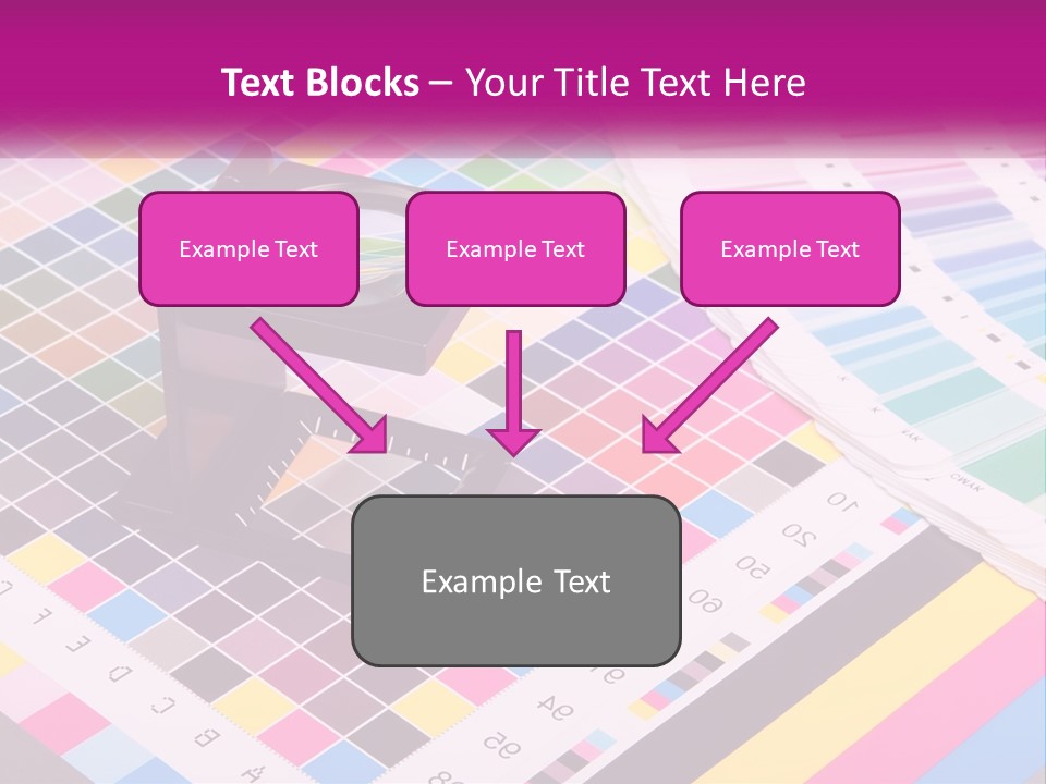 A Magnifying Glass Sitting On Top Of A Table PowerPoint Template