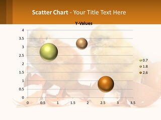 A Couple Of Chickens Standing Next To An Egg PowerPoint Template