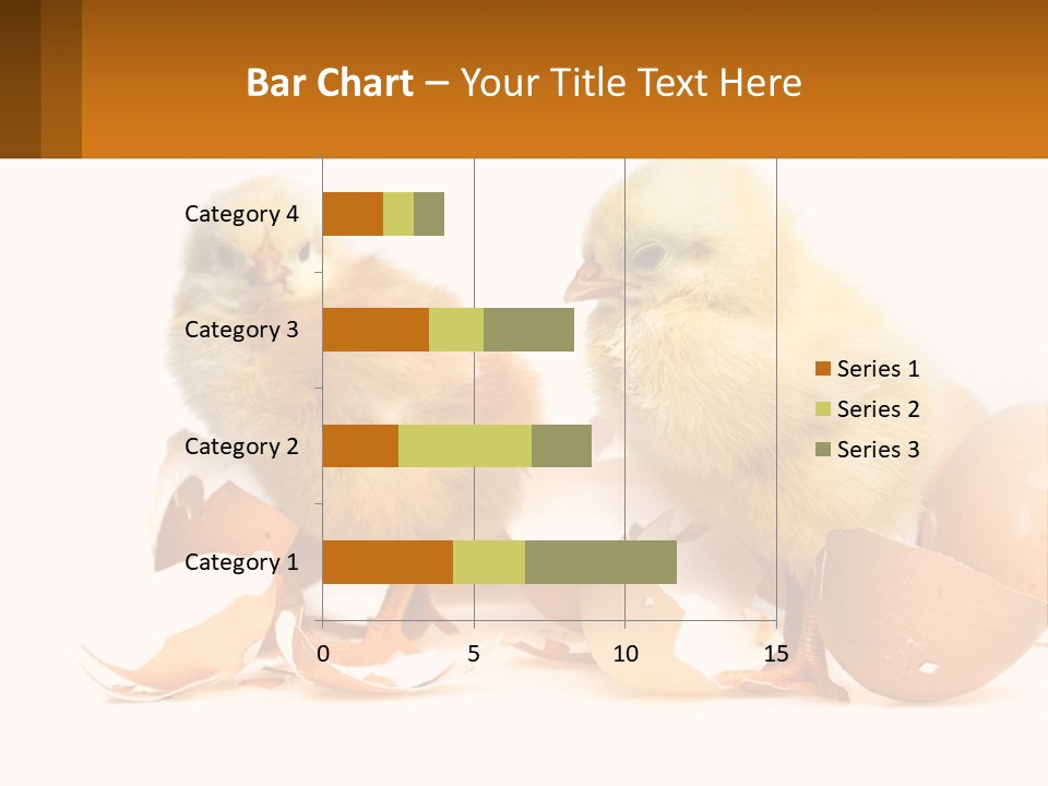 A Couple Of Chickens Standing Next To An Egg PowerPoint Template