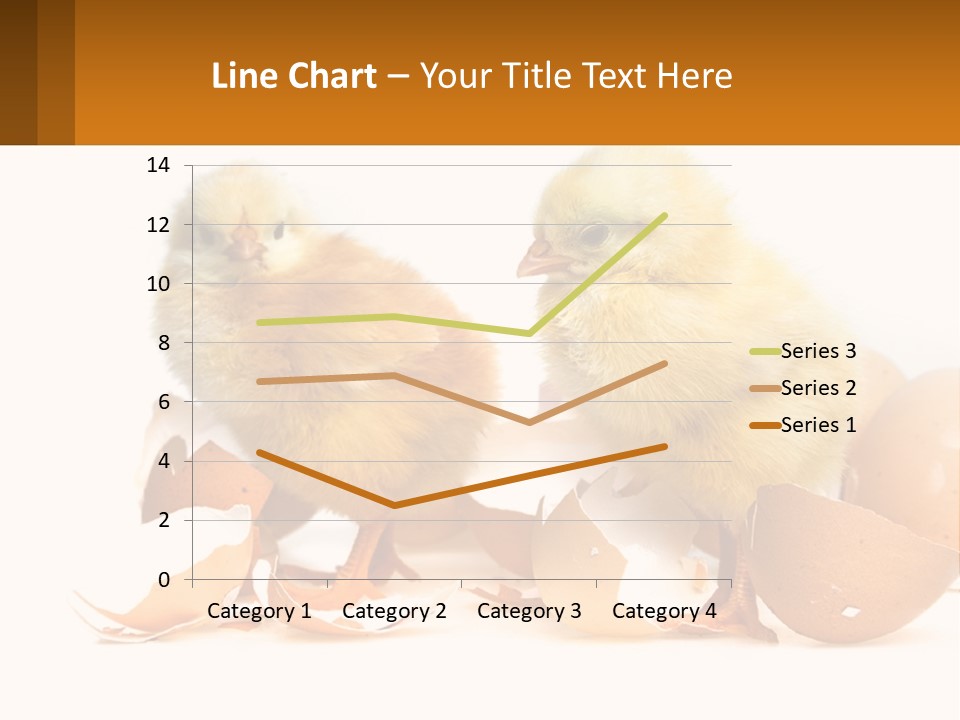 A Couple Of Chickens Standing Next To An Egg PowerPoint Template