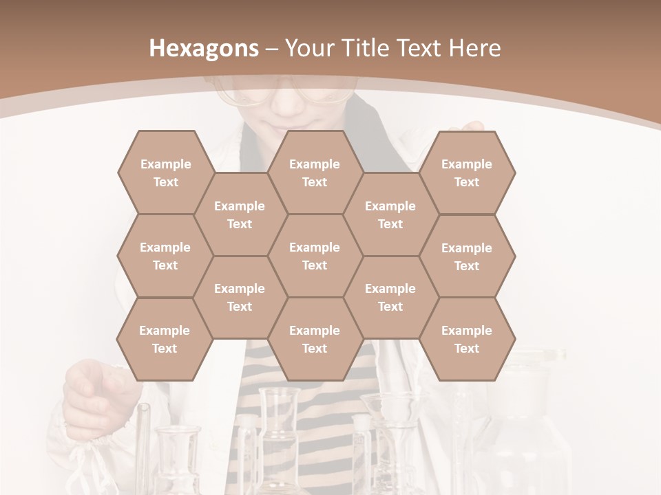 A Young Man Is Making A Science Experiment PowerPoint Template