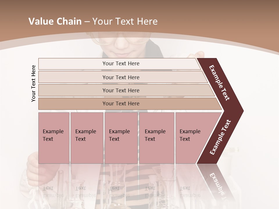 A Young Man Is Making A Science Experiment PowerPoint Template