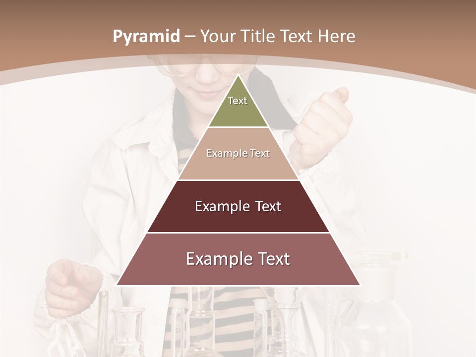 A Young Man Is Making A Science Experiment PowerPoint Template