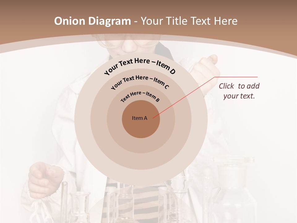 A Young Man Is Making A Science Experiment PowerPoint Template
