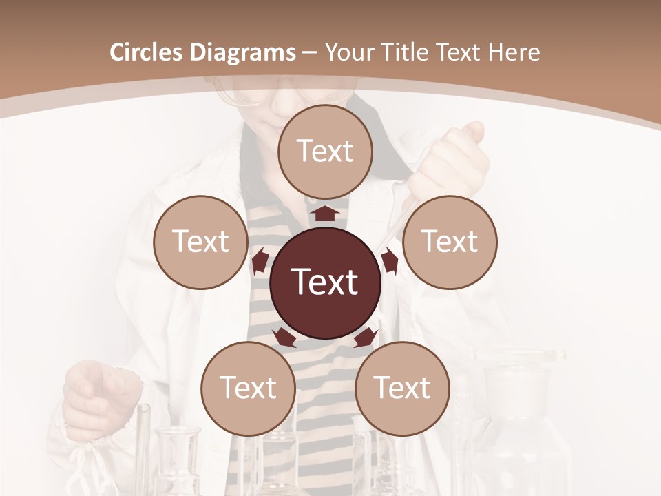 A Young Man Is Making A Science Experiment PowerPoint Template