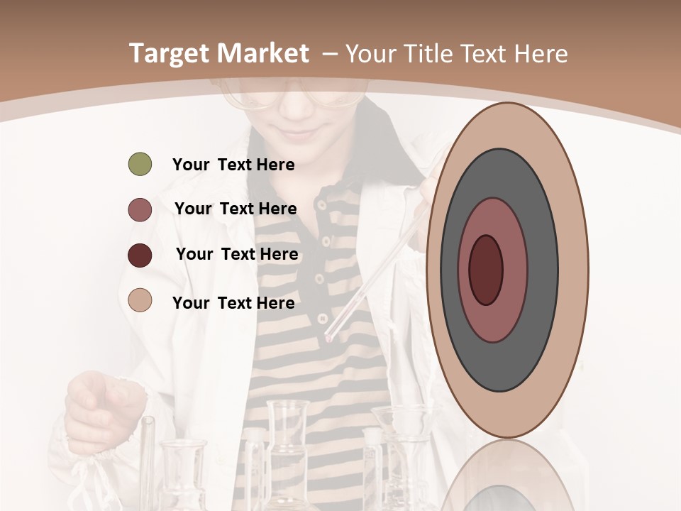 A Young Man Is Making A Science Experiment PowerPoint Template