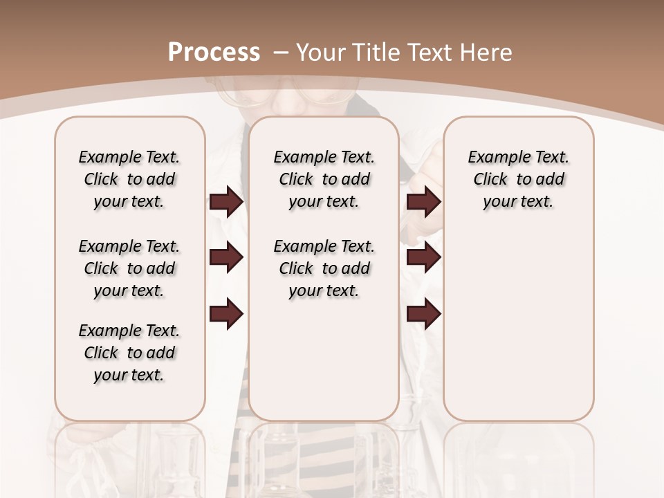 A Young Man Is Making A Science Experiment PowerPoint Template