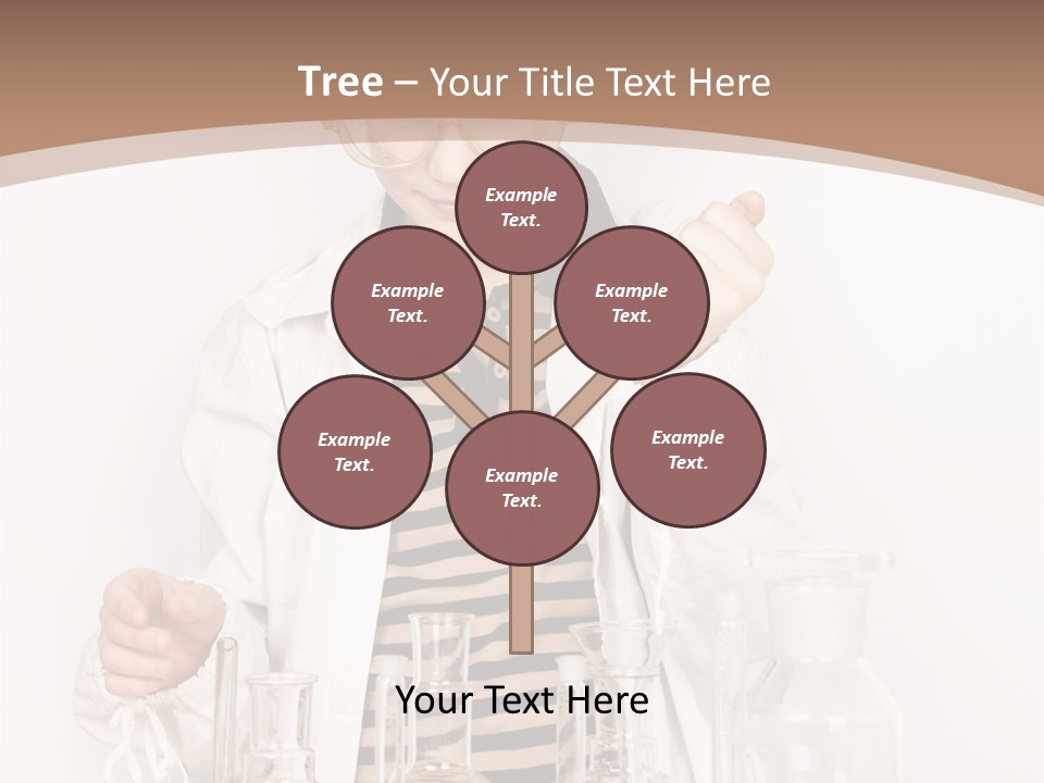 A Young Man Is Making A Science Experiment PowerPoint Template