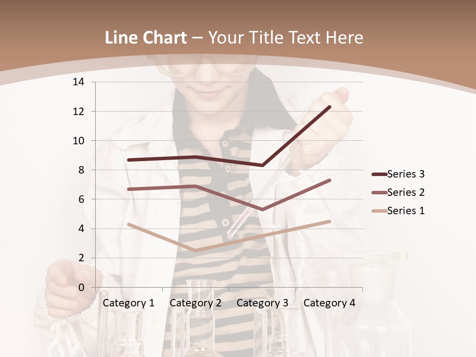 A Young Man Is Making A Science Experiment PowerPoint Template