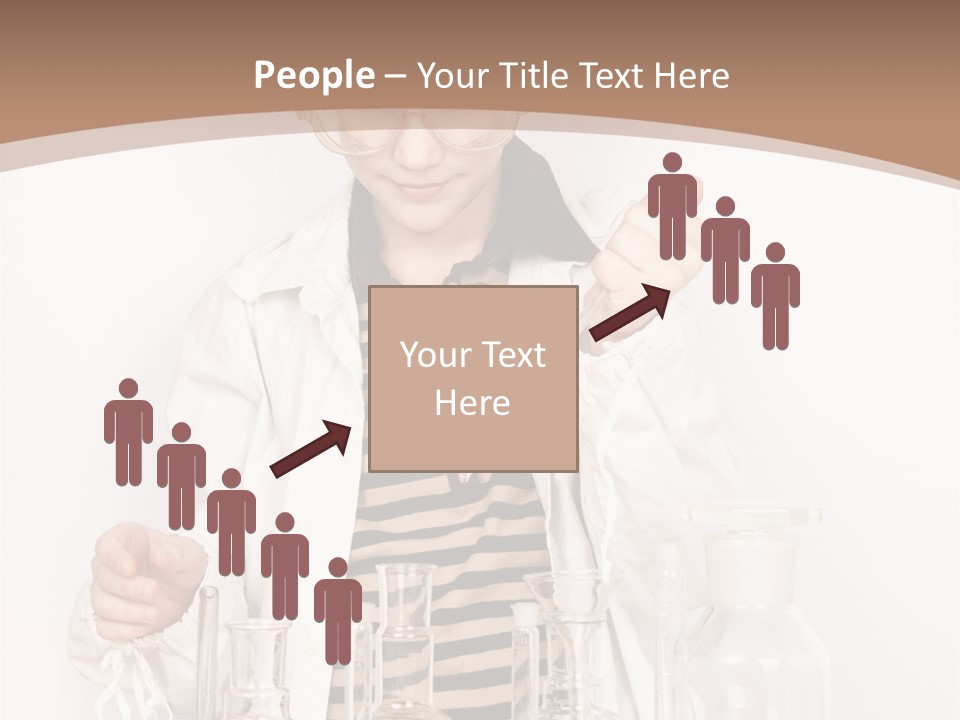 A Young Man Is Making A Science Experiment PowerPoint Template