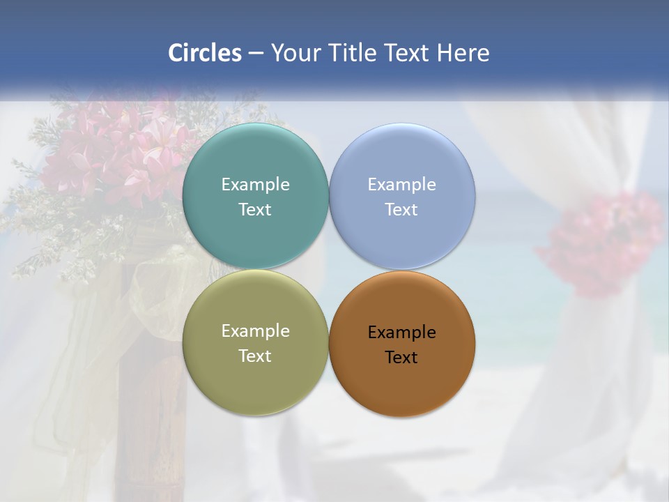 A Vase Filled With Pink Flowers Sitting On Top Of A Table PowerPoint Template