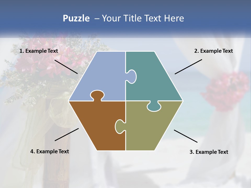 A Vase Filled With Pink Flowers Sitting On Top Of A Table PowerPoint Template