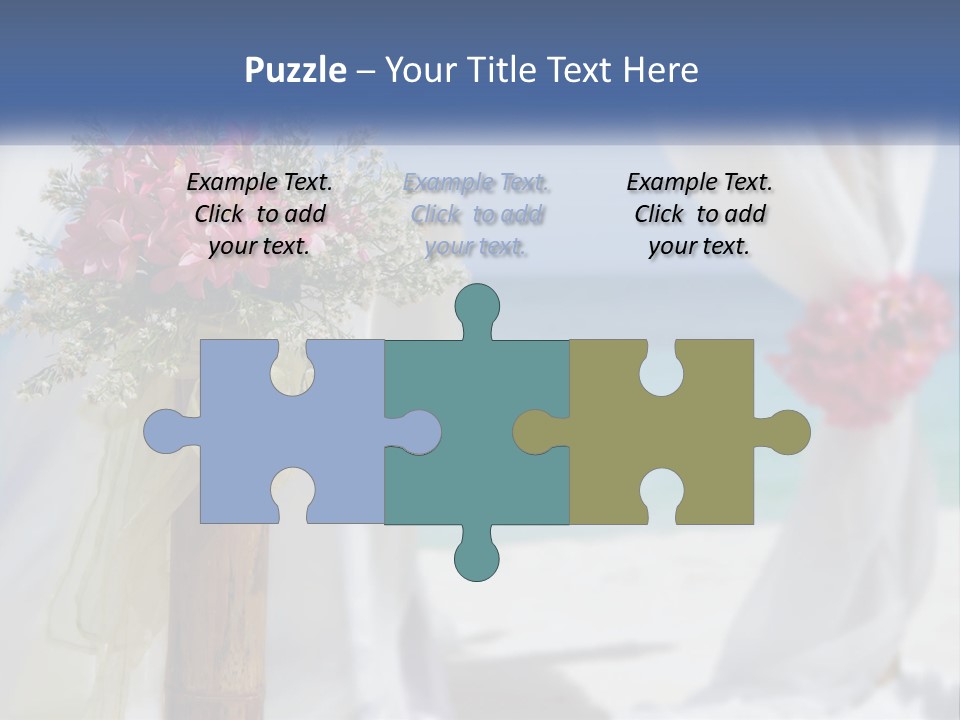 A Vase Filled With Pink Flowers Sitting On Top Of A Table PowerPoint Template