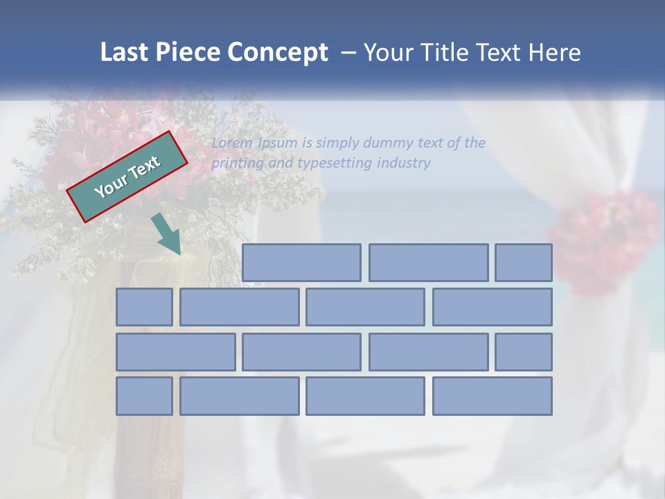 A Vase Filled With Pink Flowers Sitting On Top Of A Table PowerPoint Template
