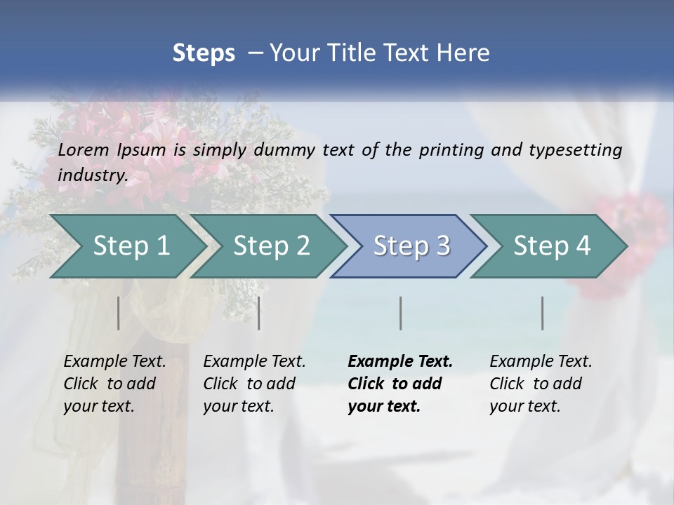 A Vase Filled With Pink Flowers Sitting On Top Of A Table PowerPoint Template