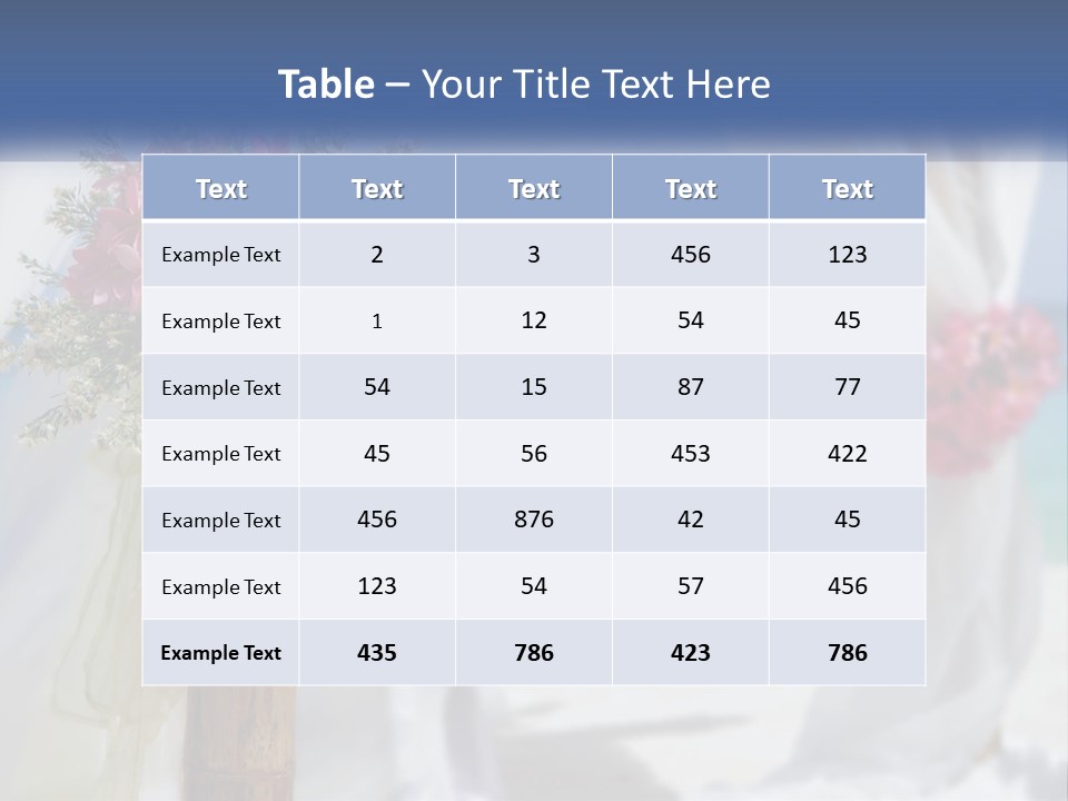 A Vase Filled With Pink Flowers Sitting On Top Of A Table PowerPoint Template